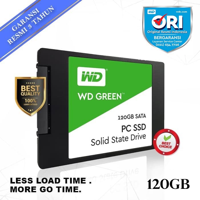 SSD WD Green 120GB Sata III