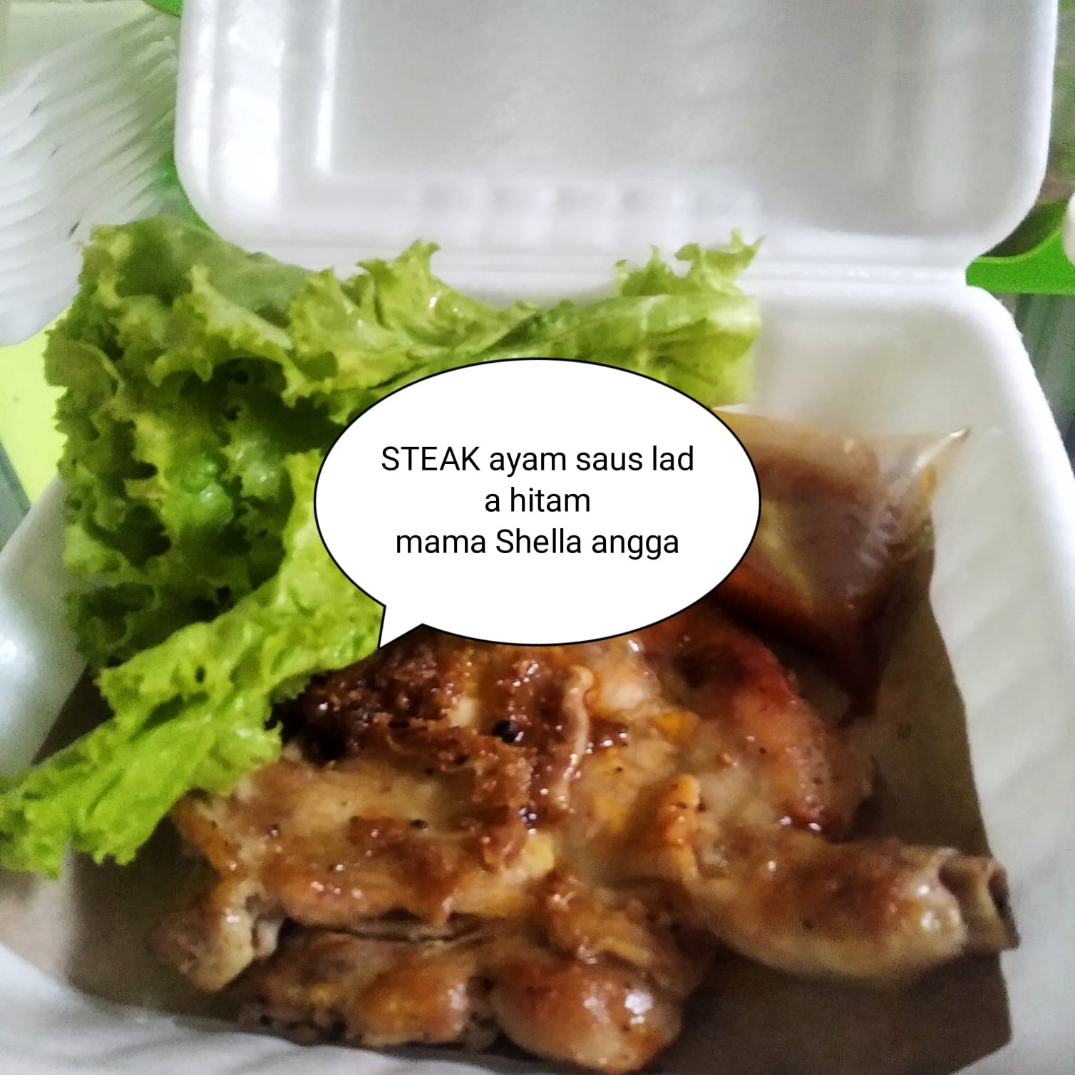 STEAK AYAM SAOS LADA HITAM