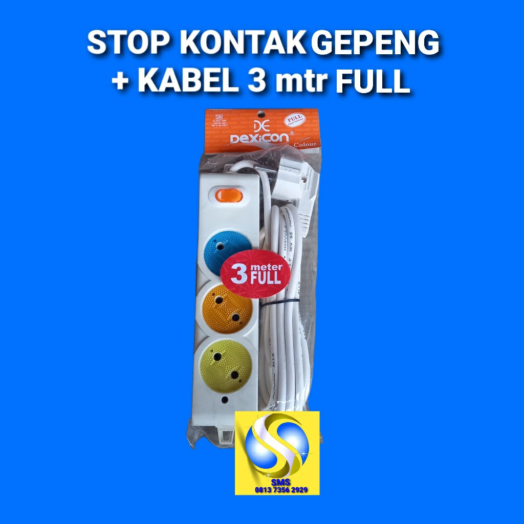 STOP KONTAK 3 LBG DEXICON