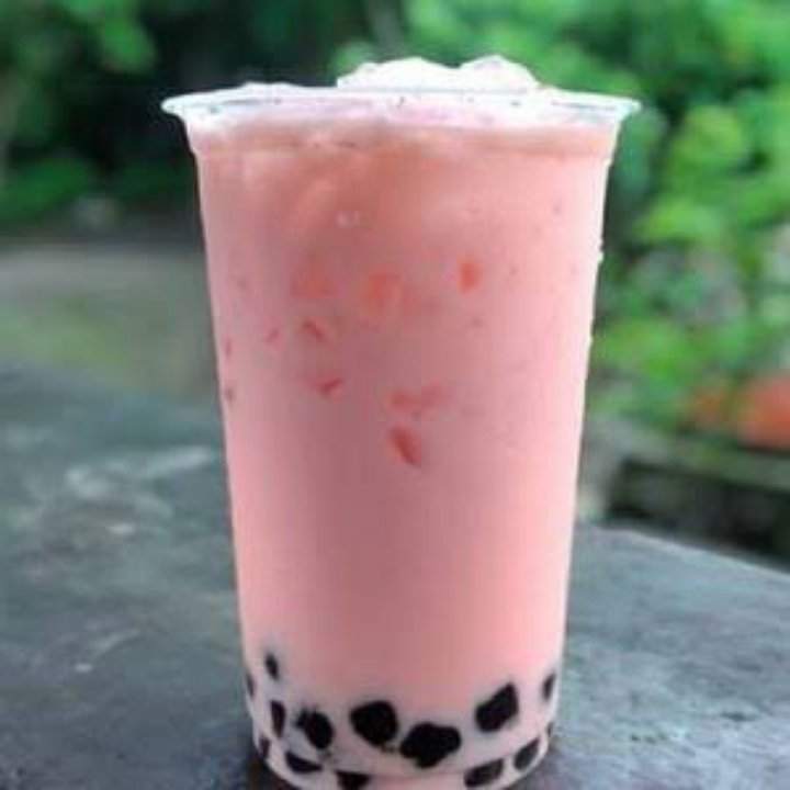 STRAWBERY MILK BOBA