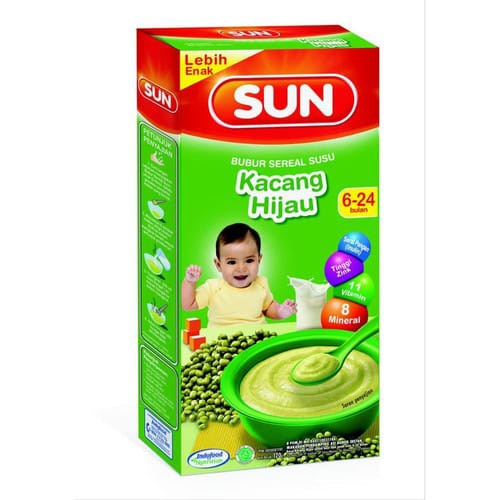 SUN BUBUR SUSU KACANG HIJAU KOTAK 120 GR