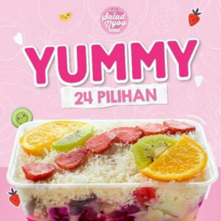 SUPERBIG Yummy 750ML 24 PILIHAN Salad Buah