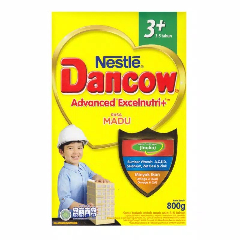 SUSU DANCOW 3 PLUS MADU 800GR