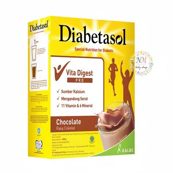 SUSU DIABETASOL COKLAT 630 GR