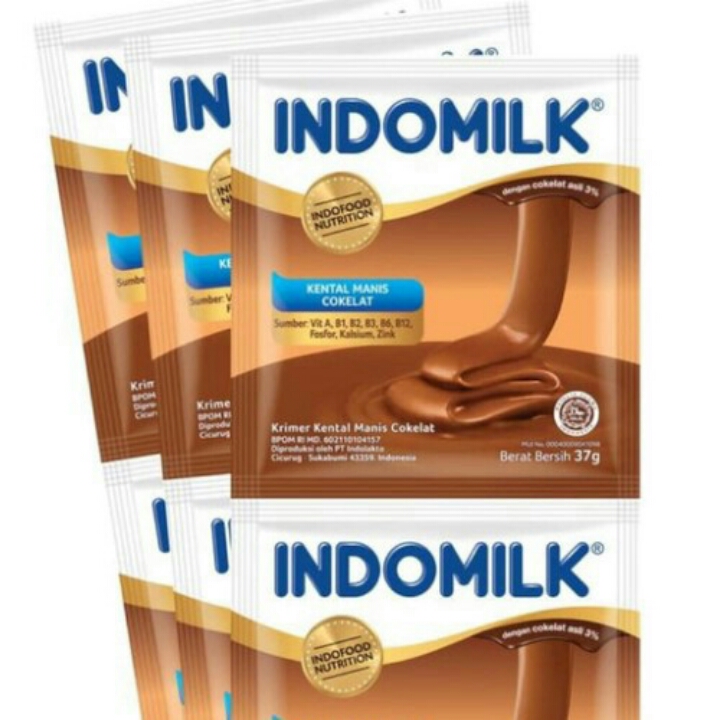 SUSU INDOMILK COKLAT SACHET 1 PAK