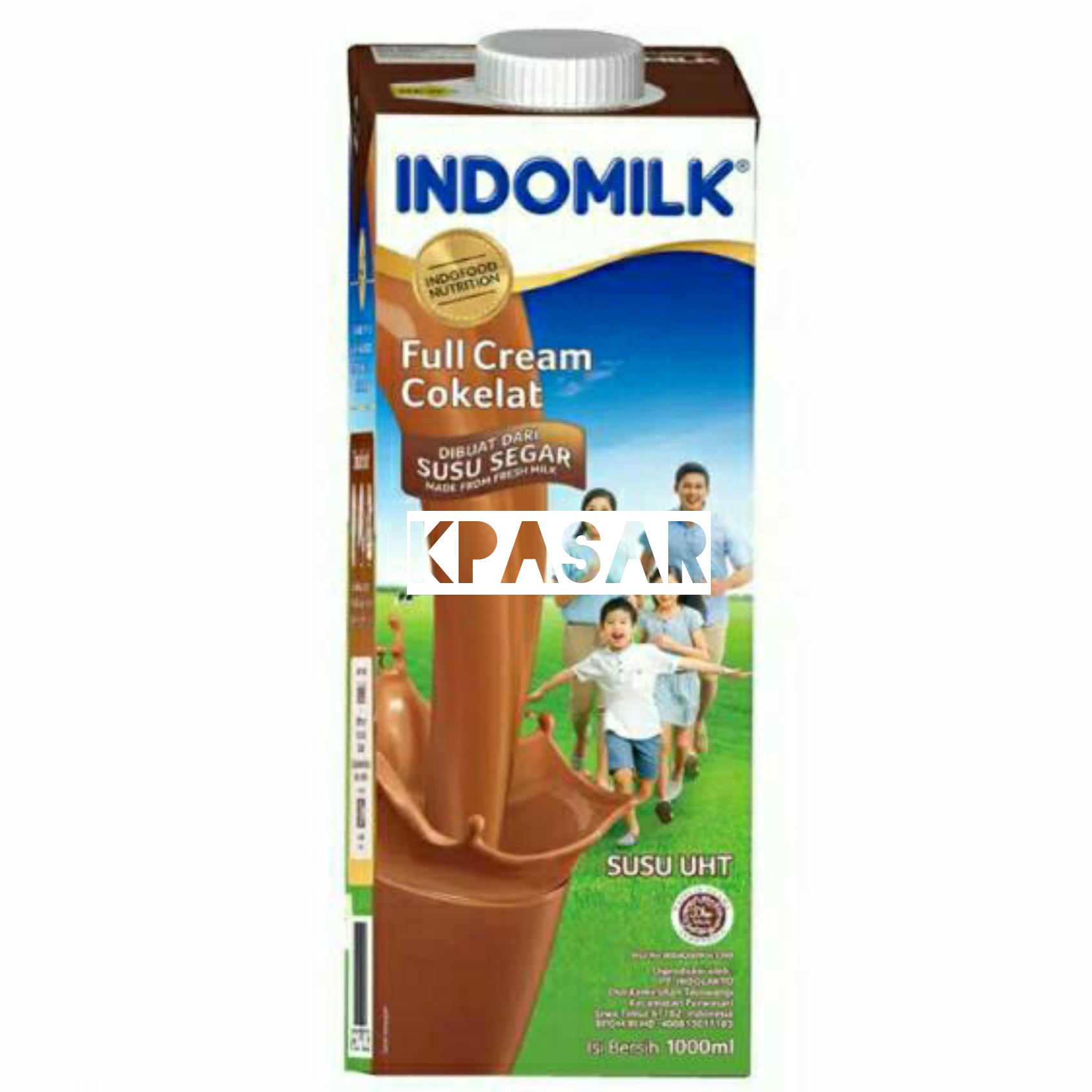 SUSU INDOMILK FULL CREAM COKLAT 1000ML