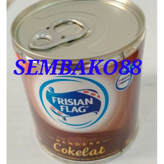 SUSU KENTAL MANIS COKLAT KALENG FRISIAN FLAG 370GR