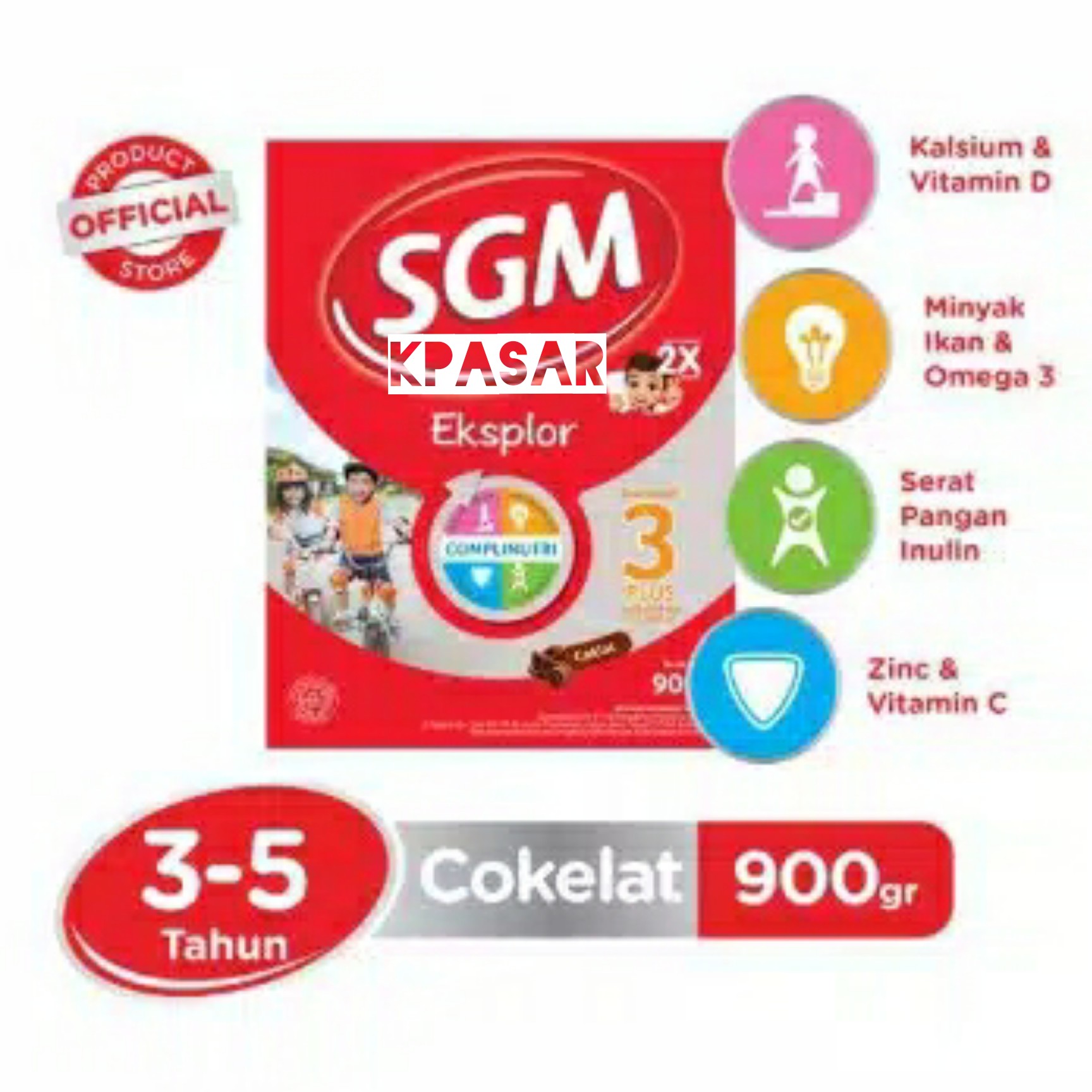 SUSU SGM 3-5 TAHUN 900 GRAM