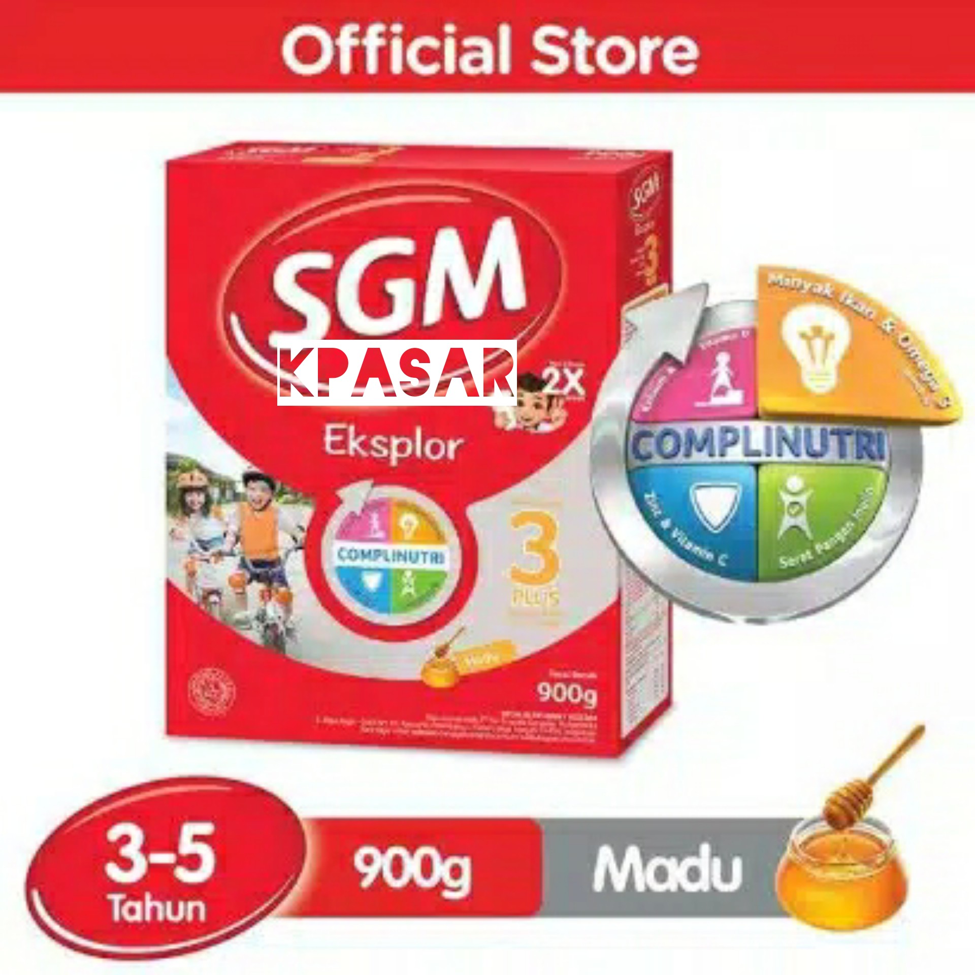 SUSU SGM 3-5 TAHUN 900 GRAM