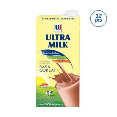 SUSU ULTRA MILK COKLAT 1 LITER