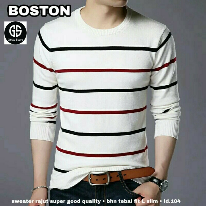 SWEATER BOSTON PRIA DEWASA