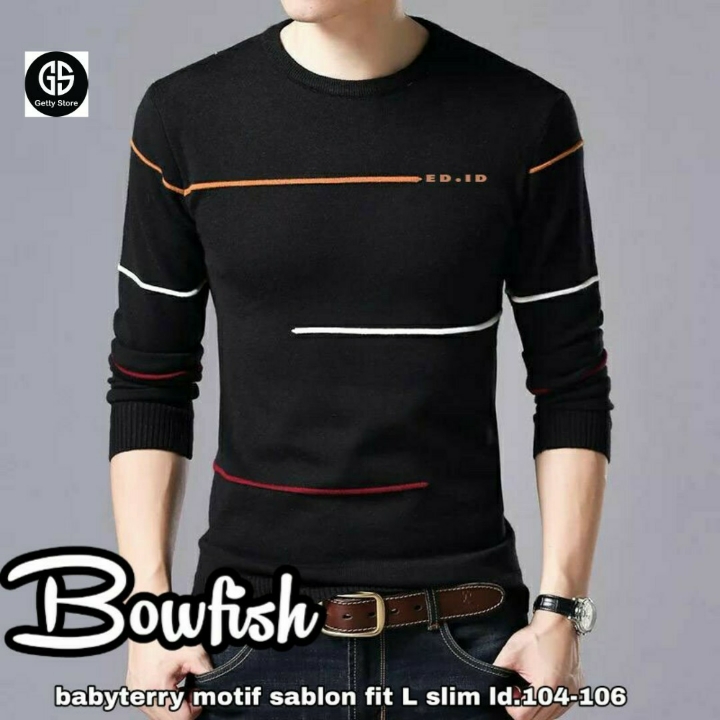 SWEATER BOWFISH PRIA DEWASA