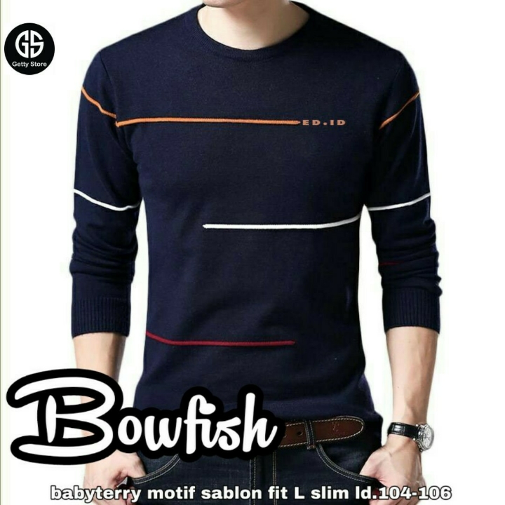 SWEATER BOWFISH PRIA DEWASA