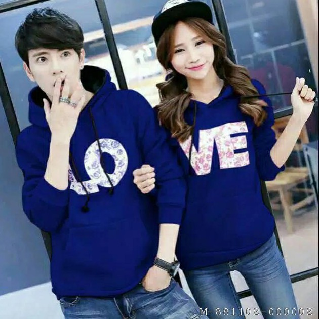 SWEATER COUPLE HOODIE LOVE