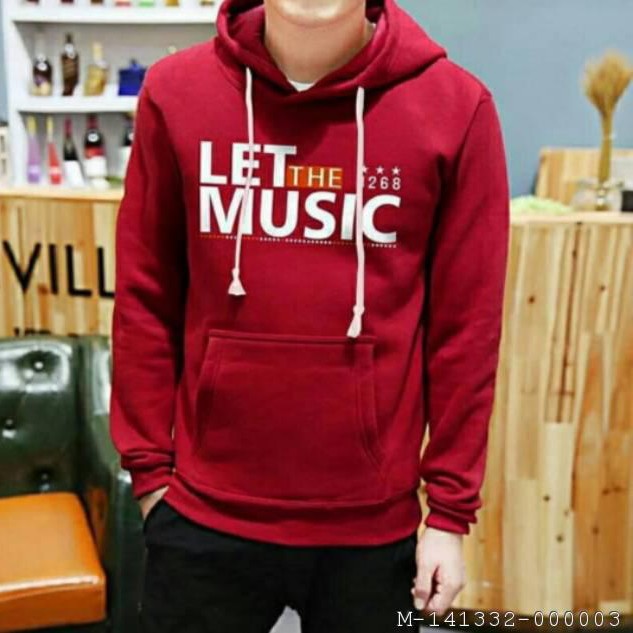 SWEATER HOODIE LET MUSIC FLEECE 2