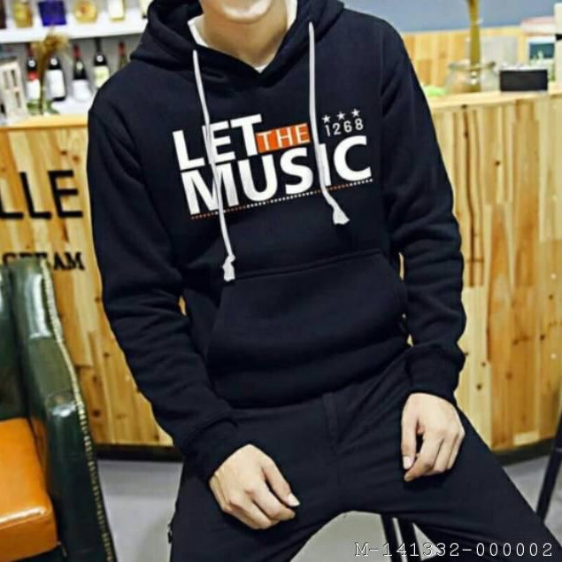 SWEATER HOODIE LET MUSIC FLEECE 3