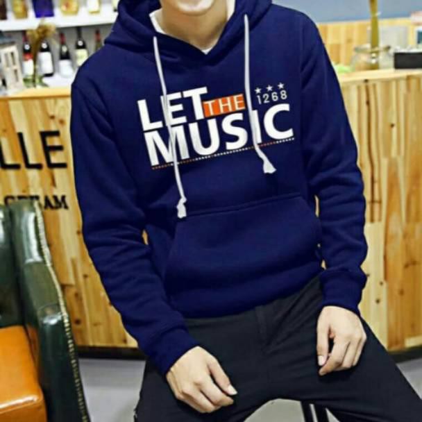 SWEATER HOODIE LET MUSIC FLEECE 4