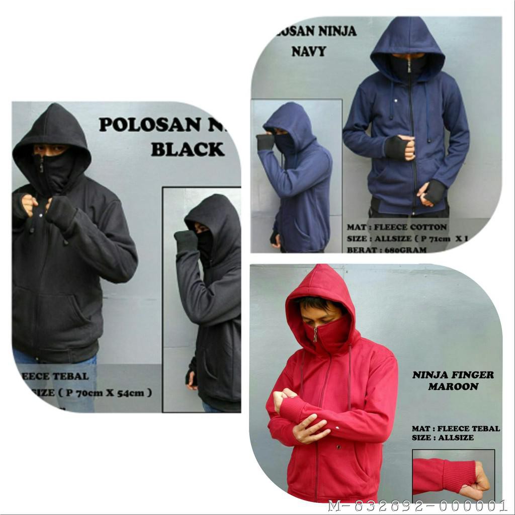 SWEATER HOODIE POLOS NINJA FLEECE