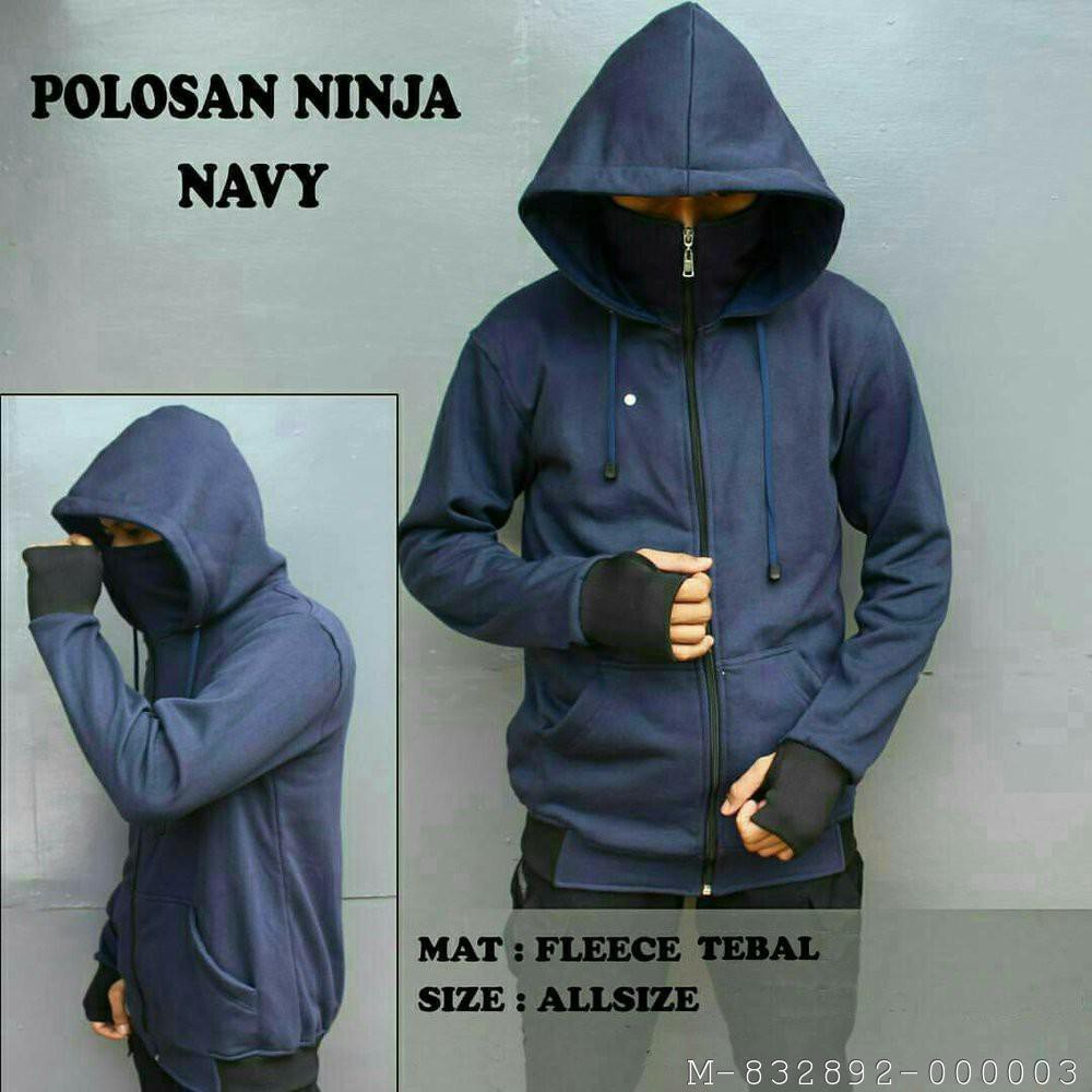 SWEATER HOODIE POLOS NINJA FLEECE 2