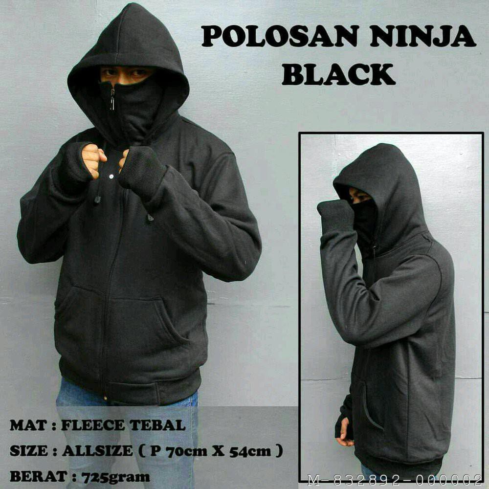 SWEATER HOODIE POLOS NINJA FLEECE 3