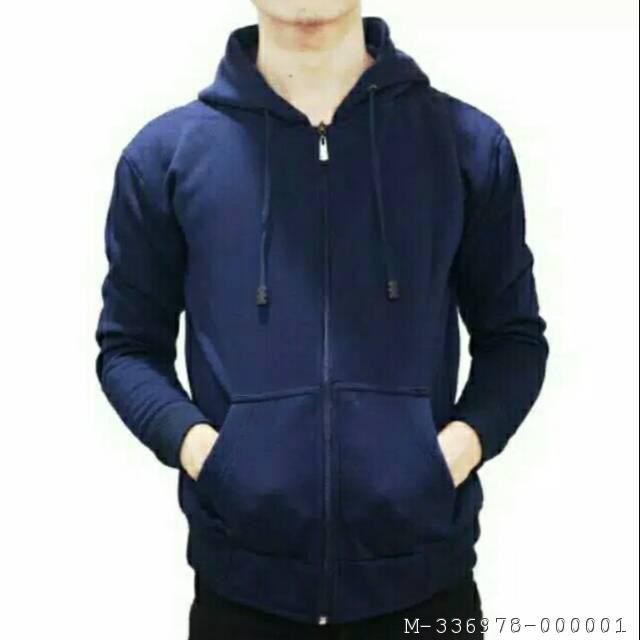 SWEATER HOODIE SIMPEL POLOS FLEECE