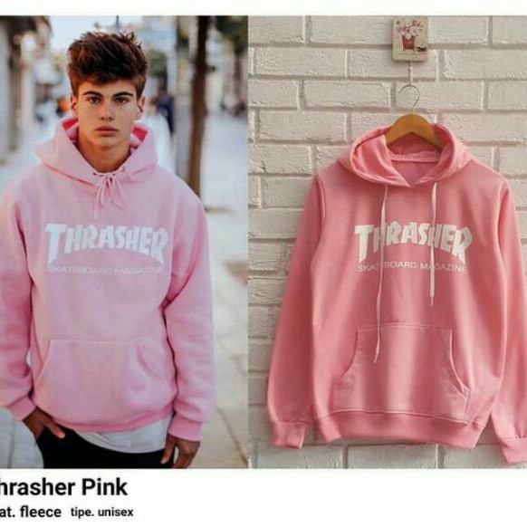 SWEATER HOODIE TRASHER POPULER FLEECE