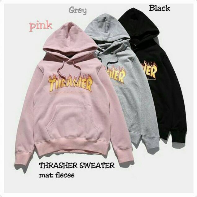 SWEATER HOODIE TRASHER POPULER FLEECE 2