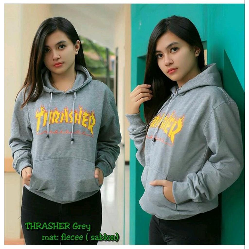 SWEATER HOODIE TRASHER POPULER FLEECE 4