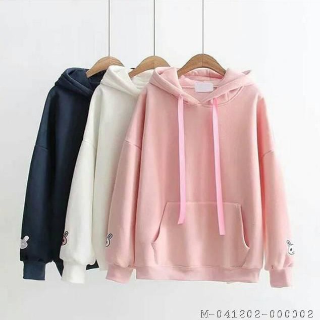 SWEATER HOODIE WANITA BUNNY