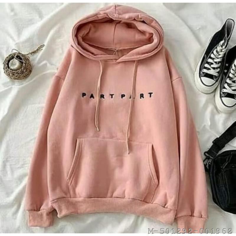 SWEATER HOODIE WANITA PART FLEECE 2