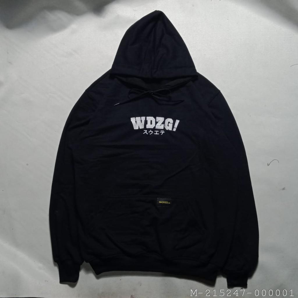 SWEATER HOODIE WDZG HITAM