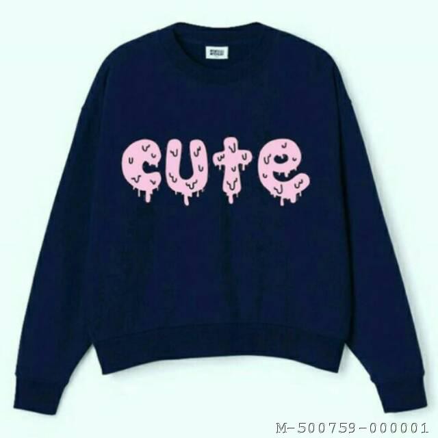 SWEATER WANITA CUTE NAVY