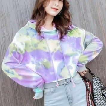 SWEATER WANITA HOODIE CROP 3