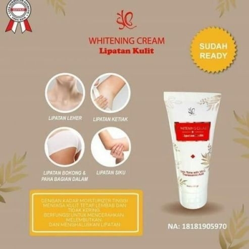 SYB Whitening Cream  Lipatan Kulit