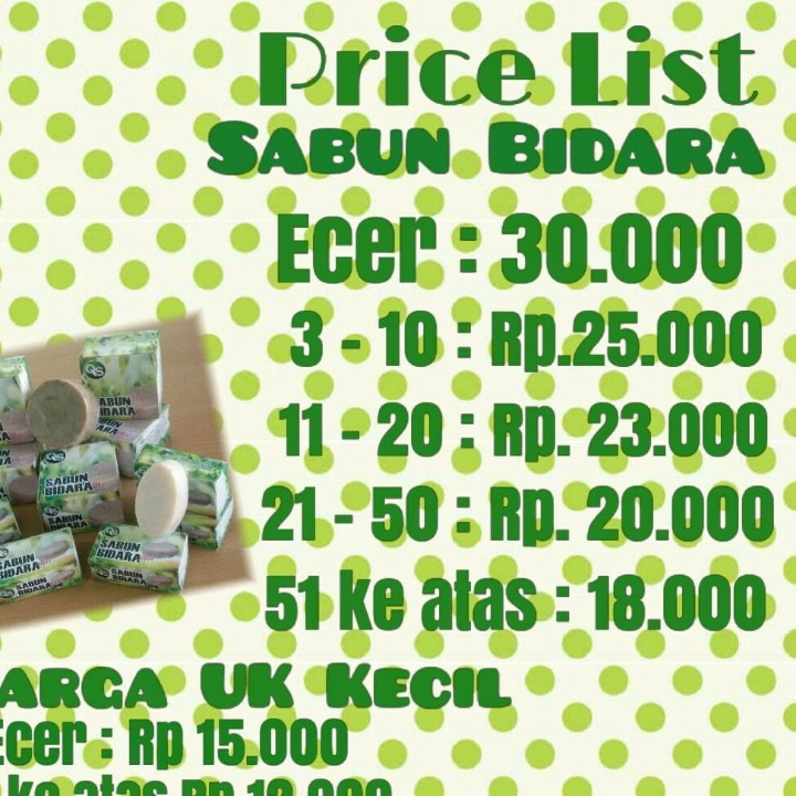 Sabun Bidara padat 4