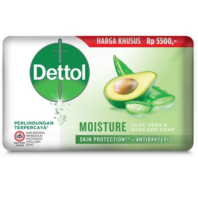 Sabun Dettol Moisture 100g