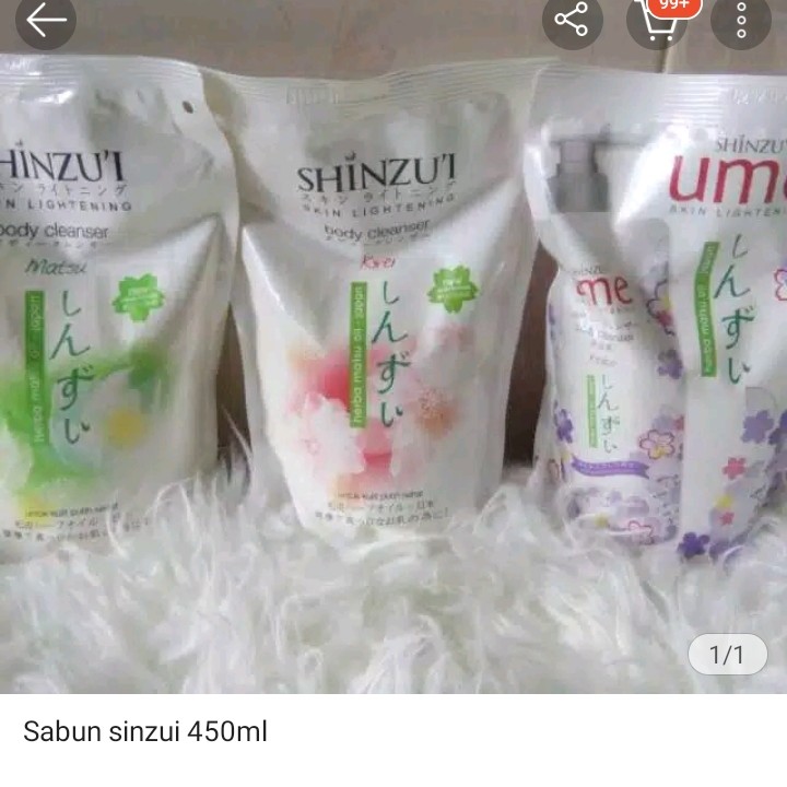 Sabun Mandi Sinzui Cair 450 Ml