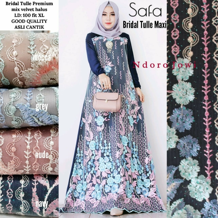 Safa Bridal Tule Maxy 2