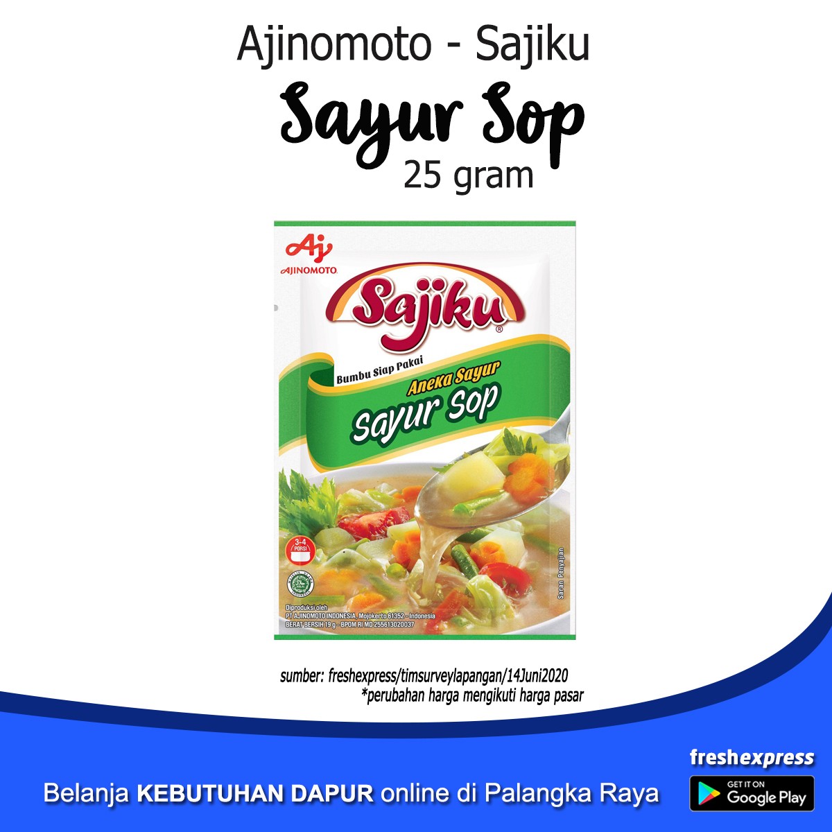 Sajiku Sayur Sop 1 Pcs