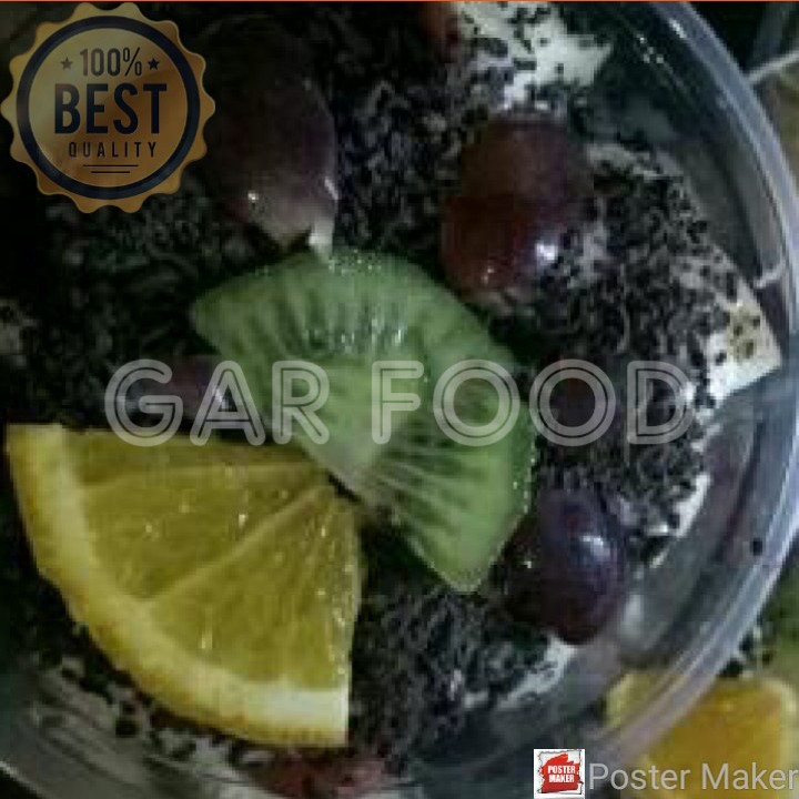 Salad Buah Mayones Toping Coklat