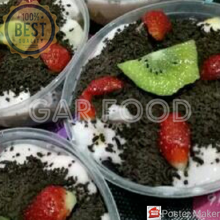 Salad Buah Yogurt Toping Coklat