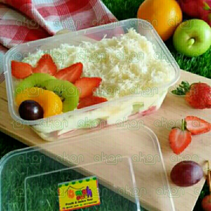 Salad Premium 4 Buah Saos Cokelat