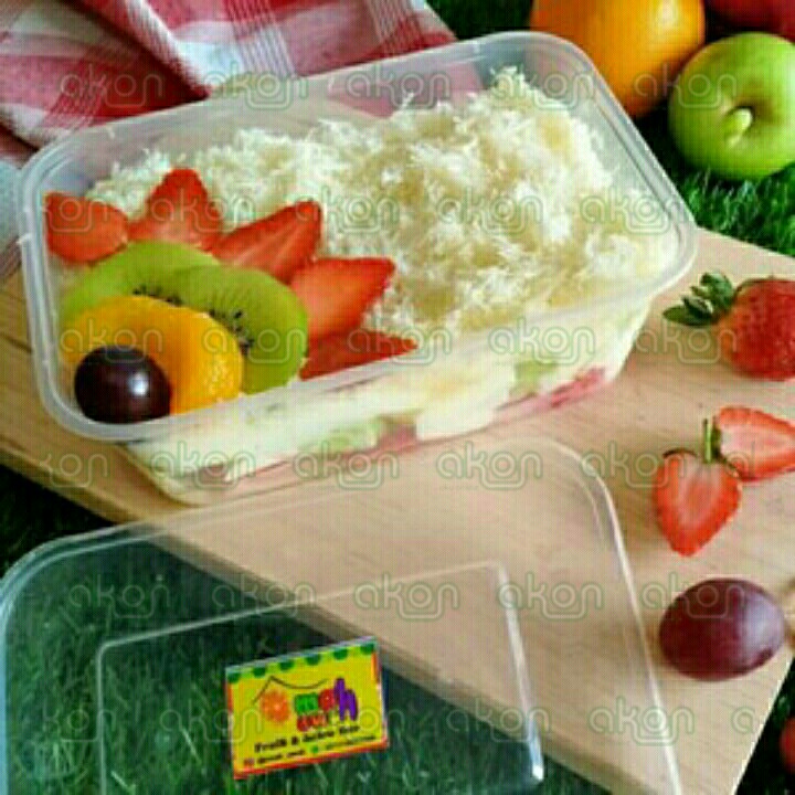 Salad Premium 8 Buah Saos Cokelat