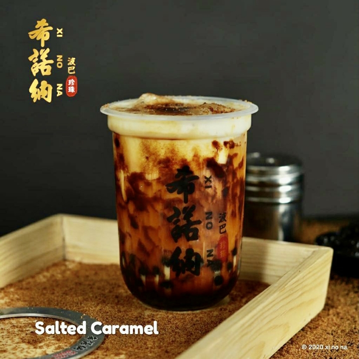 Salted Caramel Brown Sugar Boba