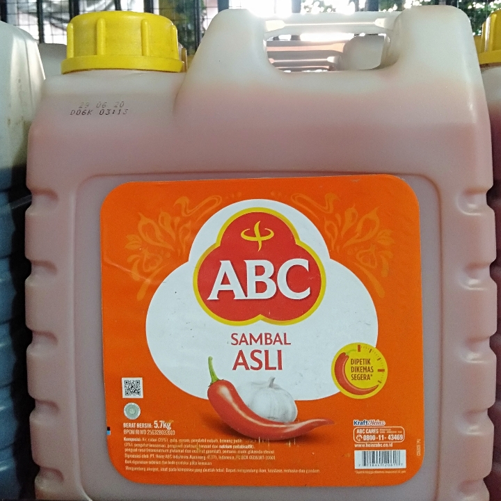 Sambal ABC Jergen 6 KG