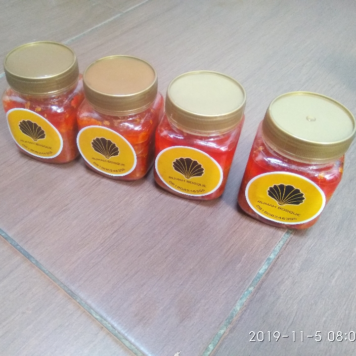 Sambal Baby Cumi Pete Bosque 200 Ml 2