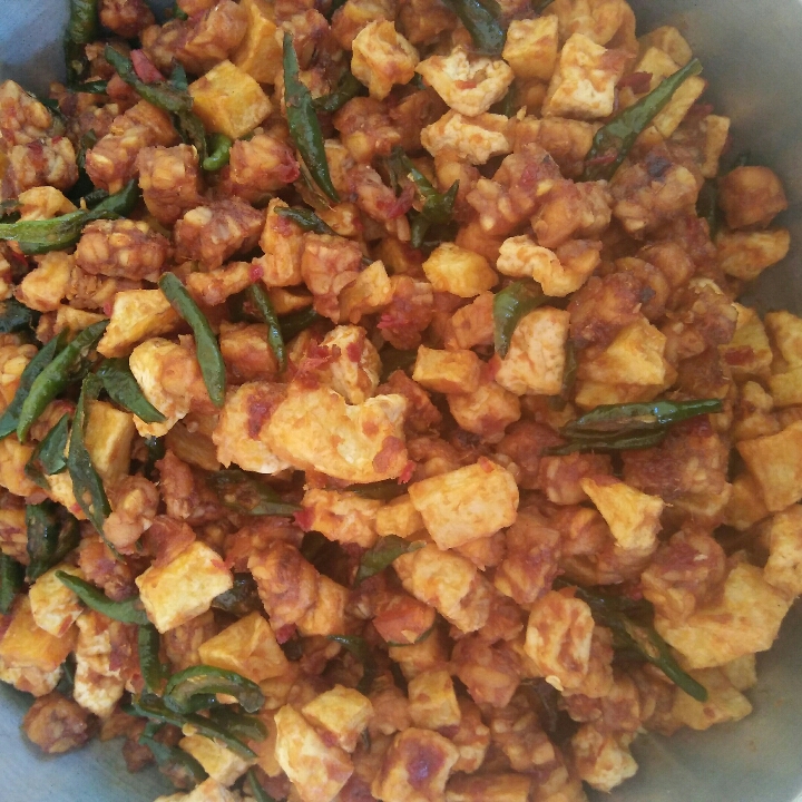 Sambal Kering Tahu Tempe Kentang