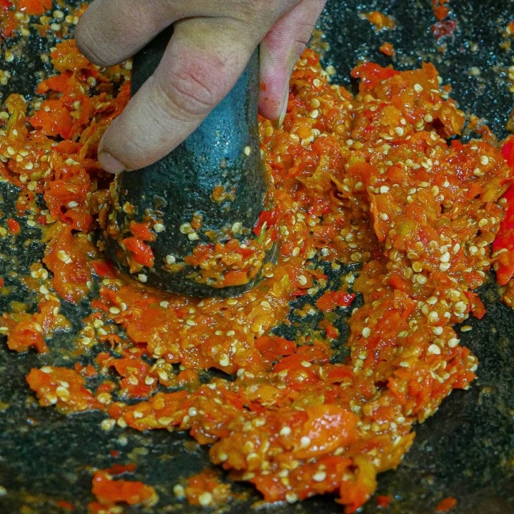 Sambal Setan Atau Terasi Dadak Segar