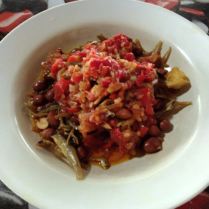 Sambal Tahu Teri Kacang 