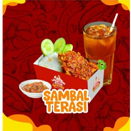 Sambal Terasi Plus Nasi Es Teh Manis